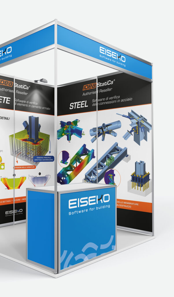 Elisa Rubele Studio - Web & Graphic Designer Freelancer - Eiseko Fair Stand