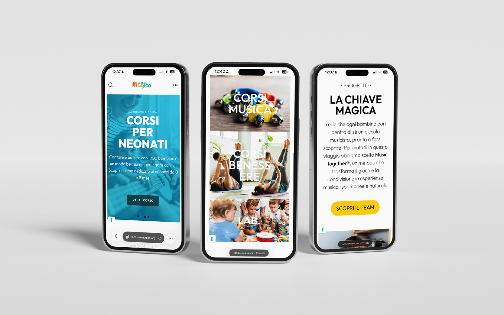 Elisa Rubele Studio - Web & Graphic Designer Freelancer - La Chiave Magica Phone O 1