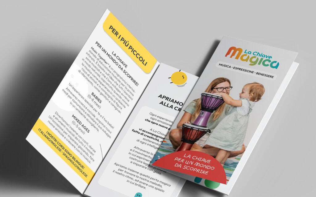 Elisa Rubele Studio - Web & Graphic Designer Freelancer - La chiave Magica Pieghevole