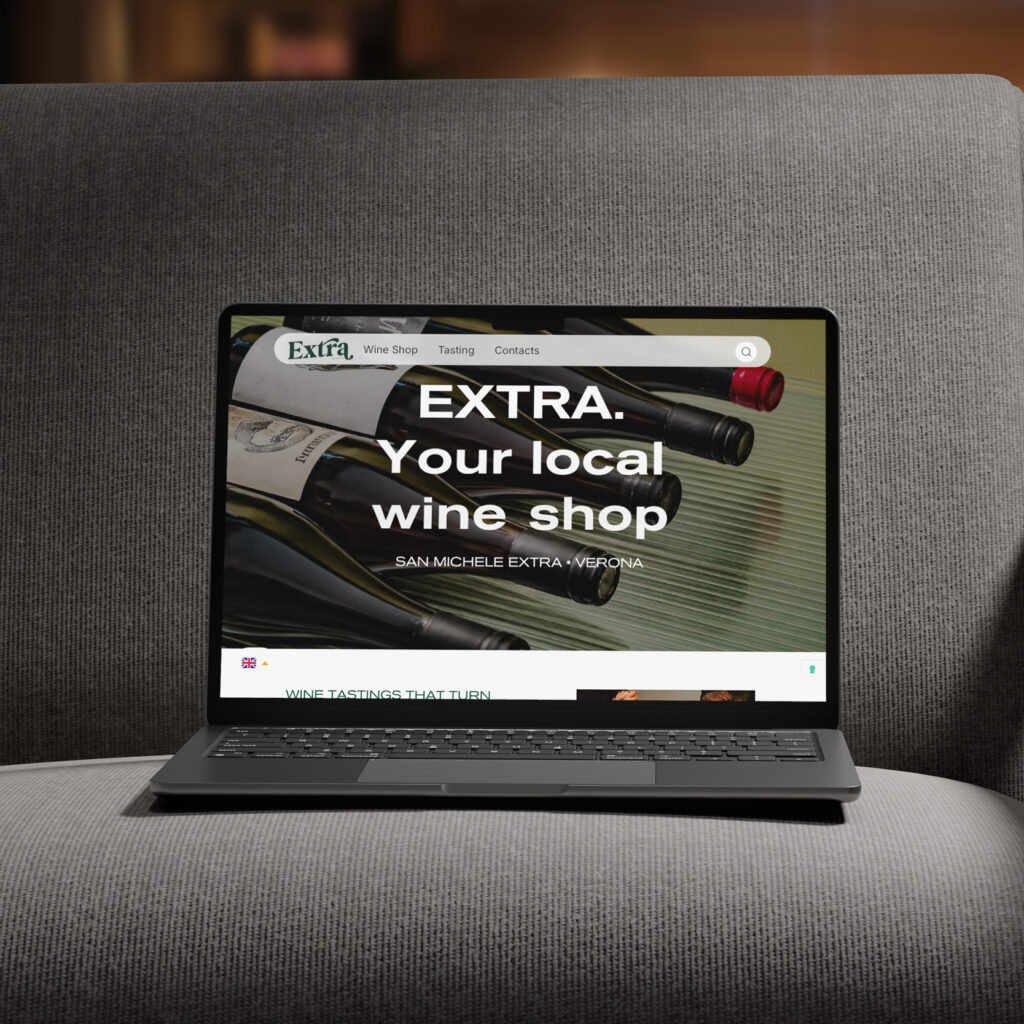 Elisa Rubele Studio - Extra Wine Shop Website