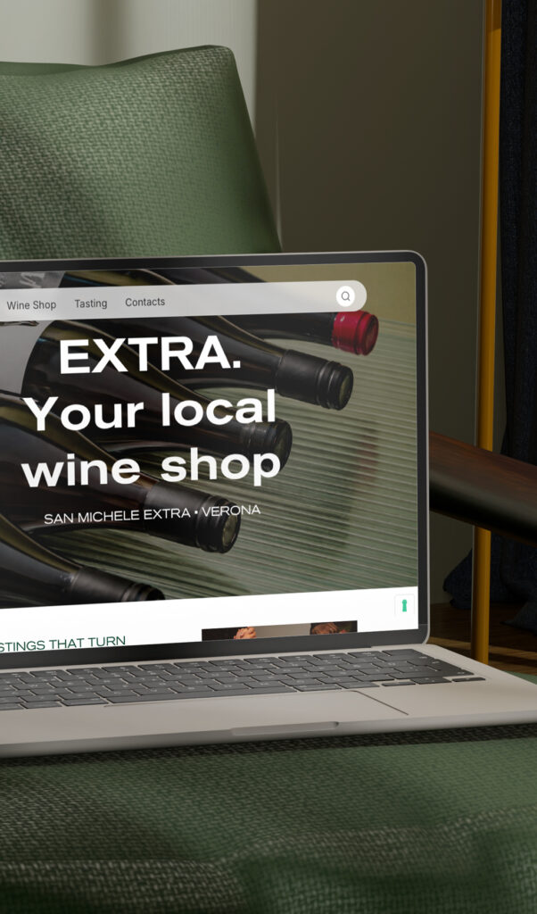 Elisa Rubele Studio - Extra Wine Shop Website