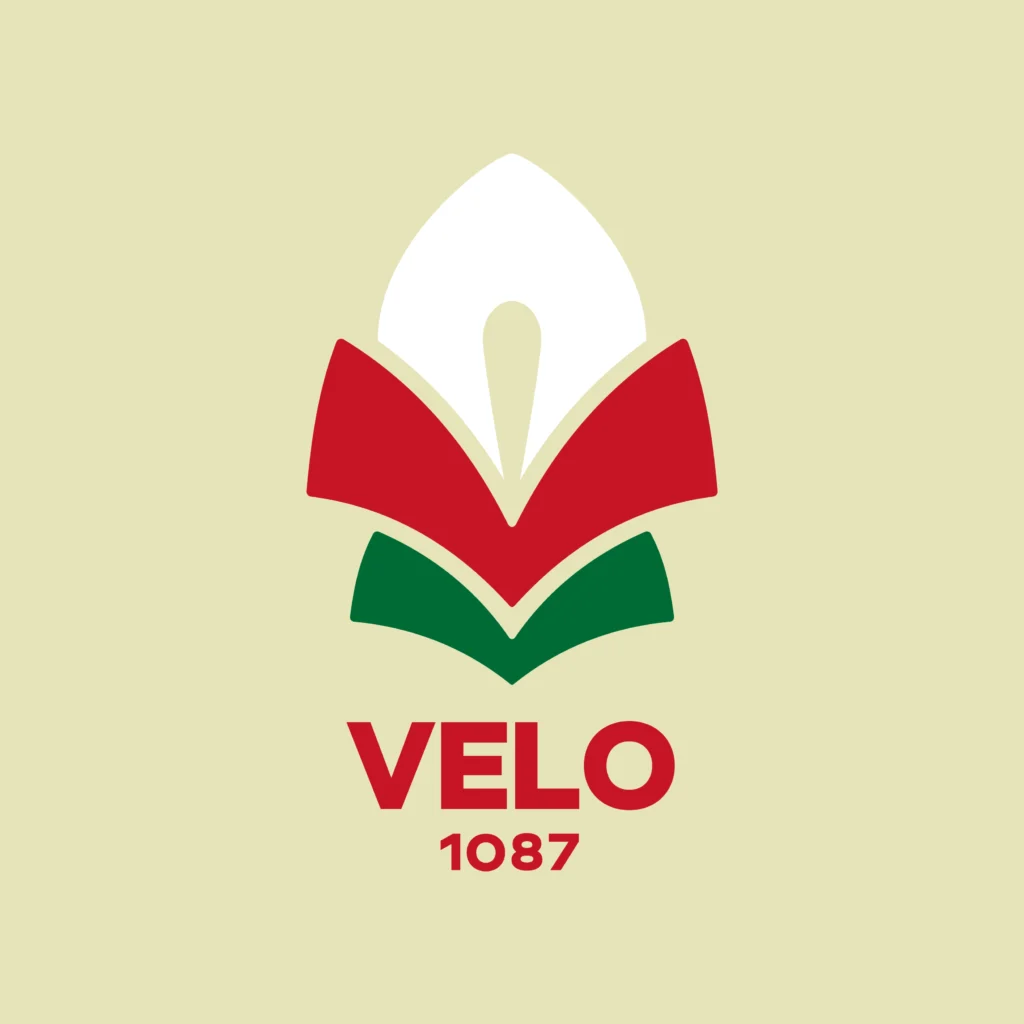 Logo Velo 1087 realizzato da Elisa Rubele Studio