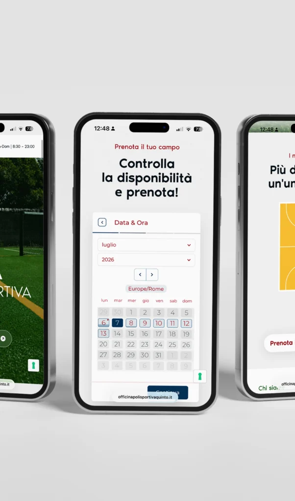 Elisa Rubele Studio - Mockup Phone - Officina Polisportiva Quinto